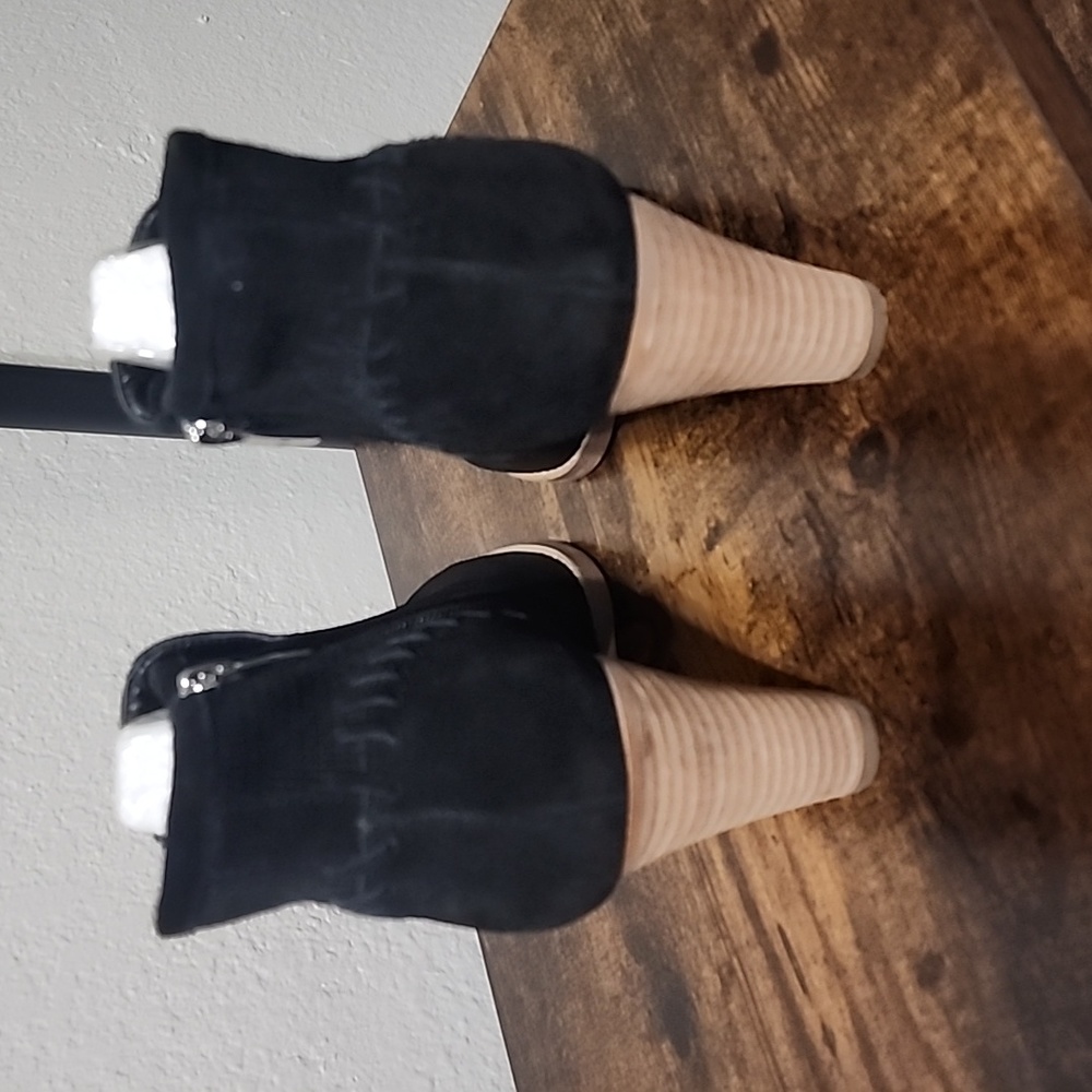 Marc Fisher Black Suede Booties - image 3